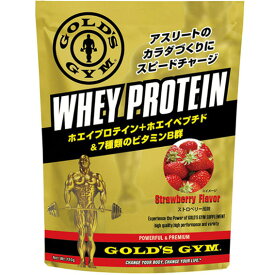 【送料無料 TNK】ゴールドジム サプリメント GGP ホエイプロテインストロベリー1500g F5615 GOLD'S GYM