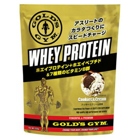 【送料無料 TNK】ゴールドジム サプリメント GGP ホエイプロテイン クッキー&クリーム720g F5872 GOLD'S GYM