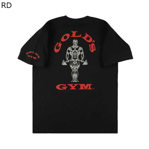 【送料無料 TNK】ゴールドジム GOLD'S GYM ジム フィットネス トレーニング ウェア 半袖 Tシャツ バックプリント ロゴT G2270 メンズ 男性