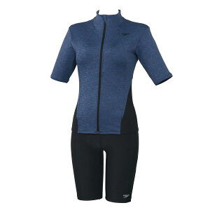 y}\ԒP5{11/4 20:00`11/11 1:59܂ŁzXs[h SPEEDO XC tBbglX  V[g X[u EFCr[ Zp Short Sleeve Wavy Sepa SFW32565-XB fB[X  25S2 H~