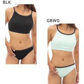 ビラボン BILLABONG サーフィン サーフ 水着 ファッション水着 LOGO TAPE HIGH NECK BIKINI ハイネックビキニ BE013802 レディース 女性 24SP 春夏