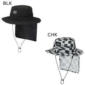 クイックシルバー Quiksilver サーフィン サーフ 帽子 ハット BOY UV WATER BEACH HAT KSA241712 ジュニア キッズ 子ども 男の子 24SP 春夏