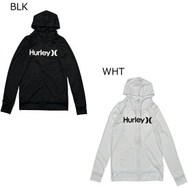 ハーレー Hurley サーフィン サーフ ラッシュガード UVカット WOMENS RASH ONE AND ONLY FULL ZIP HOODIE WRG2320015 レディース 女性 24SP 春夏