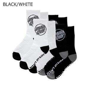 �T���^�N���[�Y SANTACRUZ �X�P�{�[ �X�P�[�g�{�[�h �\�b�N�X �C�� 4���Z�b�g OPUS STRIP 4-PACK YOUTH SOCKS 510261910 �W���j�A �L�b�Y �q�ǂ� �j�̎q ���̎q 26SP �t��