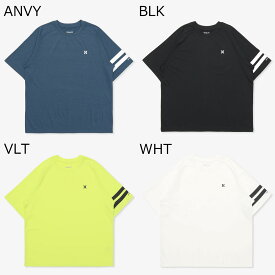 【セール20%OFF！】ハーレー Hurley サーフィン サーフ ウェア 半袖 Tシャツ 水陸両用 ラッシュガード UVカット ファントム アイコン ブロックパーティー オーバーサイズ ショート スリーブ ティー MUSS251023 メンズ 男性 25SP 春夏