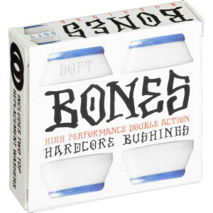 �{�[���Y BONES �X�P�{�[ �X�P�[�g�{�[�h �u�b�V�� �n�[�h�R�A �u�b�V�� �\�t�g �z���C�g HARDCORE BUSHING SOFT WHITE 35220201