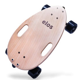イロス Elos サーフ スケート ボード Complete Skateboard Clear Maple(クリアーメープル) 収納バック付き