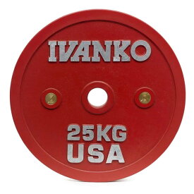 イヴァンコ トレーニング ギア ペイント パワー リフティング プレート 25kg CBPP-250 IVANKO