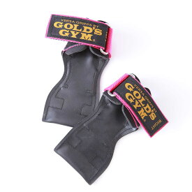 【お買い物マラソン期間中P5倍★1/9 20:00〜1/16 1:59まで】ゴールドジム トレーニング ギア レディース パワーグリップ プロ ブラックピンク G3760 GOLD'S GYM