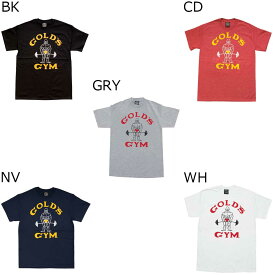 【送料無料 TNK】ゴールドジム トレーニング ウェア メンズ ベーシック Tシャツ (クラシックジョー) G7143 GOLD'S GYM