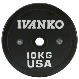 イヴァンコ トレーニング ギア ラバー ウェイト リフティング オリンピック プレート 10kg OCB-10 OCB IVANKO