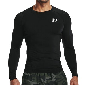 アンダーアーマー UNDER ARMOUR ジム フィットネス ヨガ ウェア インナーシャツ アンダーシャツ UA ヒートギア アーマー コンプレッション ロングスリーブシャツ 1361524-001 メンズ 男性 25FA 秋冬