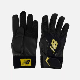 ニューバランス New Balance ベースボール 野球 ソフトボール グローブ 手袋 バッティング グローブ 両手用 LAG45601-BK メンズ 男性 25HO 秋冬