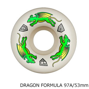 �y�X�[�p�[SALE���Ԓ�P10�{��6/4 20:00�`6/11 1:59�܂Łz�p�E�G���y�����^ POWELL PERALTA �X�P�{�[ �X�P�[�g�{�[�h �E�B�[�� DRAGON NANORAT 53×34MM 97A 33211543