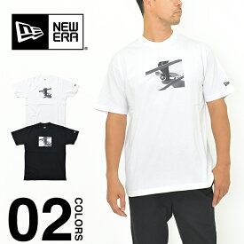 ニューエラ Tシャツ メンズ レディース NEW ERA Los Angeles Skate SS TEE LA 半袖 コットン 大きいサイズ フォトT スケボー クルーネック オーバーサイズ ビッグシルエット ストリート ユニセックス スケーター SK8 13330859 13330860