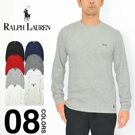 ラルフローレン 長袖 Tシャツ メンズ レディース サーマル 大きいサイズ POLO RALPH LAUREN ポロ ロンT クルーネック ロングスリーブ USAモデル インナー ビッグサイズ ゆったり ブランド おしゃれ プレゼント ブラック ネイビー グレー 2XL/3XL 父の日 PWLC2F