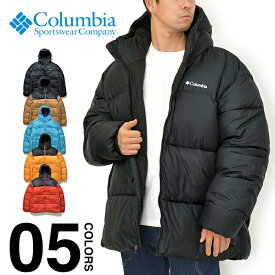 コロンビア ジャケット アウター メンズ ビッグサイズ COLUMBIA Puffect Hooded Jacket パフェクト フーデットジャケット 中綿ジャケット 大きいサイズ USAモデル 防寒 撥水 アウトドア ブランド ブラック 黒 4XL/5XL/6XL 2008415