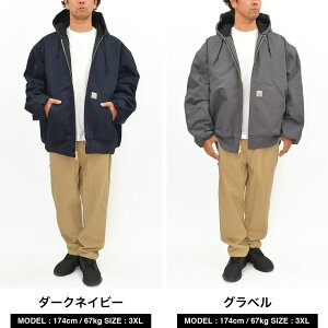 �y3XL 4XL 5XL�z�r�b�O�T�C�Y �J�[�n�[�g Carhartt �W���P�b�g �����Y J140 �A�N�e�B�u�W���P�b�g 106673 �_�b�N�W���P�b�g ���[�N�E�F�A US���f�� �h�� �L���e�B���O �I�[�o�[�T�C�Y �傫���T�C�Y �u