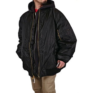 ���X�R �r�b�O�T�C�Y MA-1 �W���P�b�g ROTHCO �����Y 9XL 10XL �傫���T�C�Y �v���X�T�C�Y �~���^���[�W���P�b�g BIG SIZE MA-1 JACKET BLK �u���b�N �~���^���[ �t�@�b�V����
