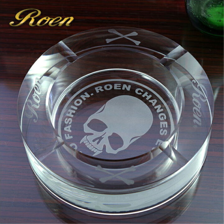 楽天市場】Roen ロエン クリスタル灰皿 ラウンド型 Roen-CA001R ROUND 