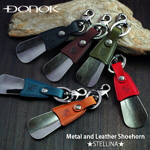 DONOK@_ibN@Xe[i@V[z[@gїpCׂ@gьCׂ@L[O@Cx@Cׂ@Ć@Cpi@STELLINA@Metal@and@Leather@Shoehorn