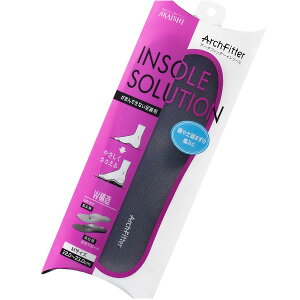 アーチフィッターインソール がまんできない足裏用 BC-199 ブラック メール便発送