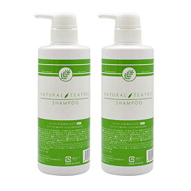 ナチュラル ティーツリー シャンプー 500ml 2本セット 日本製 ティートリーシャンプー TEA TREE SHAMPOO