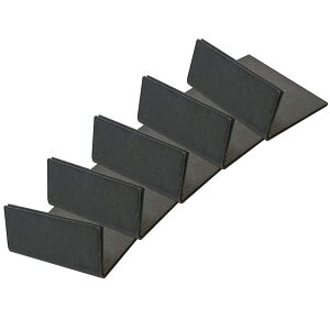 アンティーク調 カードスタンド ノーマルサイズ 5個セット スモーキーブラック 黒 日本製 名刺 ポストカード 立て ステーショナリー メモスタンド レトロ おしゃれ 定形外発送