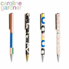 caroline gardner キャロラインガードナー ball point pen ボールペンおしゃれ ペン 文房具 筆記用具 オフィス ステーショナリー 輸入 雑貨 デザイナーズ UK ロンドン レディース ハート 花柄 ストライプ PENギフト プレゼント 誕生日 お祝い 通勤 通学