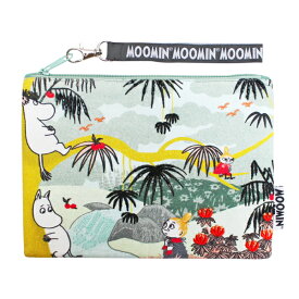 SALE開催中!6/11 1:59まで HOUSE OF disaster ハウスオブディザスター Moomin Pouch L ムーミン フラットポーチ Lサイズポーチ コスメポーチ 小物入れ ブランド 英国 海外 イギリス フィンランド 北欧 MMPOUギフト プレゼント 誕生日 お祝い