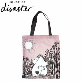 SALE開催中!6/11 1:59まで HOUSE OF disaster ハウスオブディザスター Moomin Love Eco Shopper ムーミン ラブ エコショッパーエコバッグ サブバッグ ブランド 英国 イギリス 北欧 海外 リサイクル 折りたたみ 軽量ギフト プレゼント 誕生日 お祝い