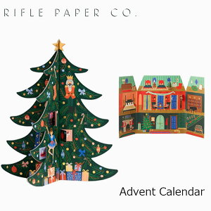 RIFLE PAPER CO. ライフルペーパー Christmas Advent Calendar クリスマス アドベントカレンダー カレンダー ツリー ハウス Christmas Advent Calendar ACX002 ACX003ブランド デザイナーズ USA アメリカ 海外 ギフト 