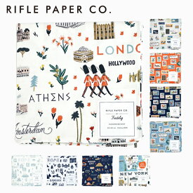 6/4の10時～時限でポイントバック RIFLE PAPER CO. ライフルペーパー ボンボヤージュ BON VOYAGE ハンカチ ハンカチーフ Handkerchief 旅行 切手 ワールド 大判ハンカチクロス バンダナ スカーフ USA アメリカ 海外 RHCギフト プレゼント 誕生日 お祝い