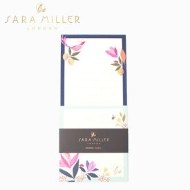 SARA MILLER サラミラー Memopad Set メモパッドメモ帳 付箋 鳥 レディース ネイビー ブルー レモン てんとう虫 ブランド デザイナーズ ステーショナリー UK ロンドン SAM2117ギフト プレゼント 誕生日 お祝い