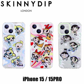 6/4の20時～時限 SALESKINNY DIP スキニーディップ iPhoneケース iPhone14pro iPhone14 iPhone15 iPhone15proPowerpuff Girls パワパフガールズ スマホケースクリア キャラクター バターカップ ブロッサム バブルスギフト プレゼント 誕生日 お祝い