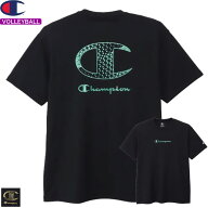 即納 チャンピオン バレーボール ウェア 練習着 半袖シャツ プラクティスTシャツ ユニセックス 男女兼用 …