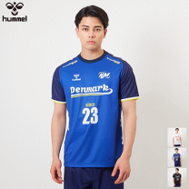 hummel バレーボールシャツ 青 サイズL 背番号3 hummel バレーボールシャツ 青 サイズL 背番号3