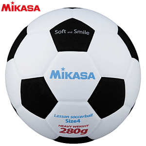 MIKASA ミカサ スマイルサッカーボール 4号球 サッカーボール スマイルボール 280g 小学校低学年用 SF428-WBK