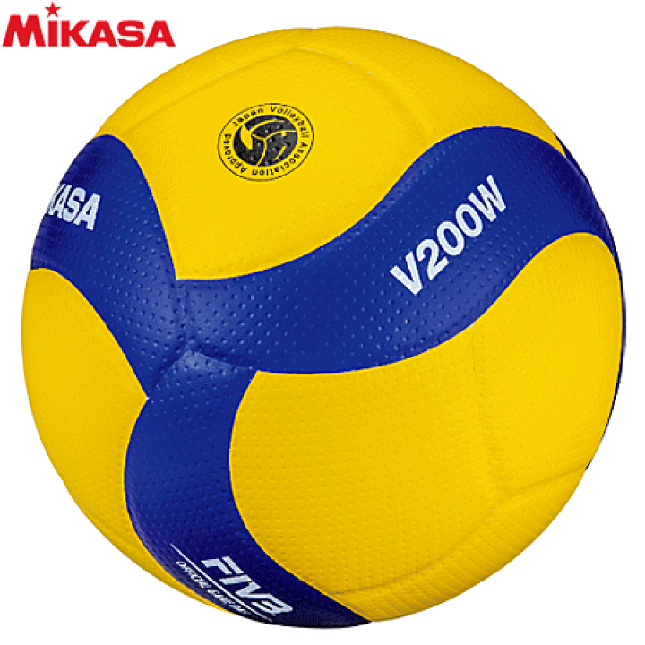 ミカサ バレーボール V200W ５号 検定球 国際公認球 MIKASA（スポーツ） MIKASA V200W ×12 バレー5号 国際公認球 黄