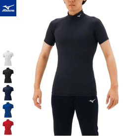 ミズノ MIZUNO インナーシャツ バイオギアシャツ（ハイネック半袖）アンダーウェア［32MA1151］[メンズ：男性用]【2枚までメール便OK】