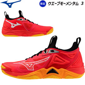 【あす楽】限定カラー ミズノ バレーボールシューズ ローカット ウエーブモーメンタム 3 V1GA2312 04 MIZUNO 【2024SS】【1月下旬発送予定】