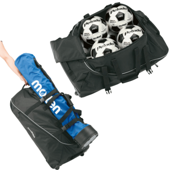 モルテン バレーボール用バッグ 大型 ブラック キャスター付き　ホイールバッグ モルテン バレーボール用バッグ 大型 ブラック キャスター付き