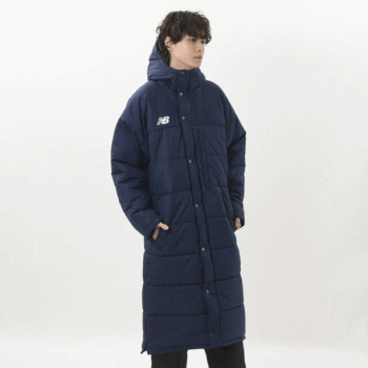 楽天市場】ニューバランス newbalance ベンチコート ロングコート 中綿
