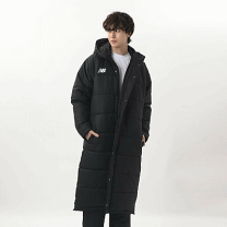 New Balance 中綿ベンチコート ロング丈 メンズ アウター