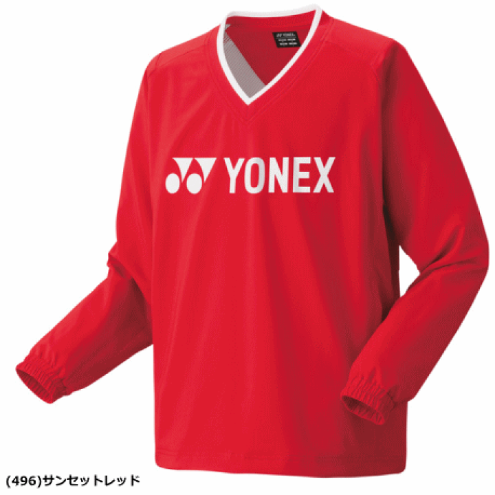 楽天市場】YONEX ヨネックス 裏地付Vブレーカー 長袖シャツ 32038 ユニ