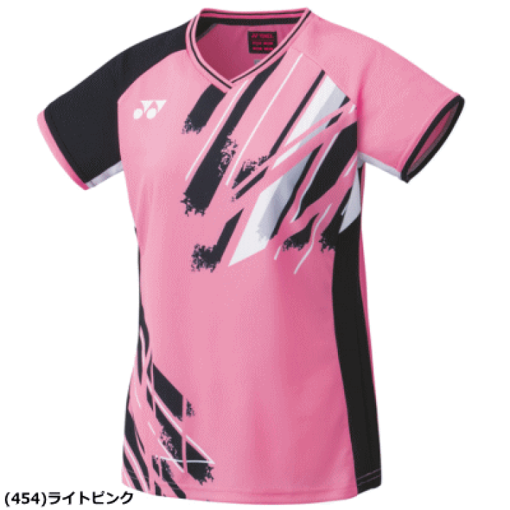 YONEX バドミントン 半袖ウェア ピンク YONEX ヨネックス レディース ゲームシャツ 半袖 Tシャツ