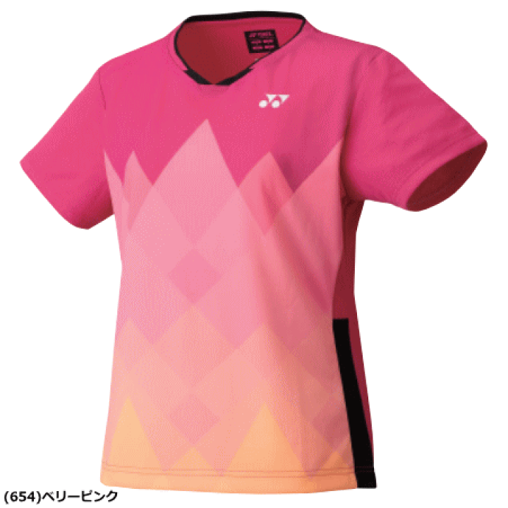 美品YONEX ピンクバドミントンウェア ユニフォーム上下セット 楽天市場】【ヨネックス / YONEX】ユニ ゲームシャツ ベリー