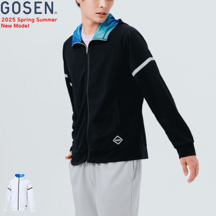 楽天市場】ゴーセン GOSEN ジップアップパーカー アウター W2500 ユニ