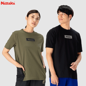 ニッタク Nittaku 卓球 Tシャツ 半袖シャツ 半袖Tシャツ WポケットTシャツ メンズ 男性用 レディース 女性用 NX-2017【1枚までメール便OK】