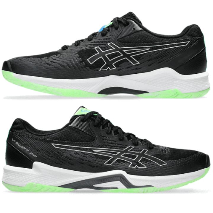 asics アシックス 1053A066 V-SWIFT FF バレーボールシューズ 中古 m5-37246 m_z(j) Asics Volleyball Shoes V-SWIFT FF 4 White/ Pure Silver